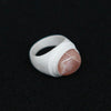 OLIO E ACETO Tanabata Special Series Sterling Silver Orange Moonlight Flower Garden Ring OLIO-OA13F17-YFC Silver/Pink Orange
